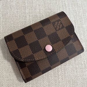 Louis Vuitton Rosalie Coin Purse Wallet Damier Ebene